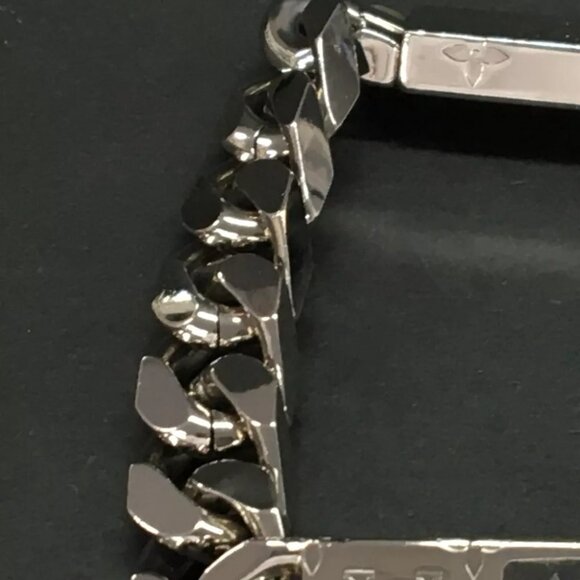 Louis Vuitton Chain Bracelet Monogram Silver Tone - Picture 3 of 7